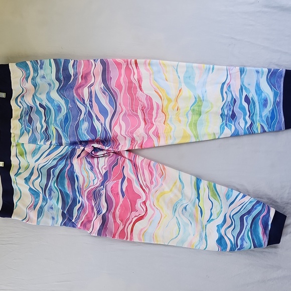 Erin Condren Layers Colorful  SweatPants Wavy NWOTSize XXL - Picture 3 of 3